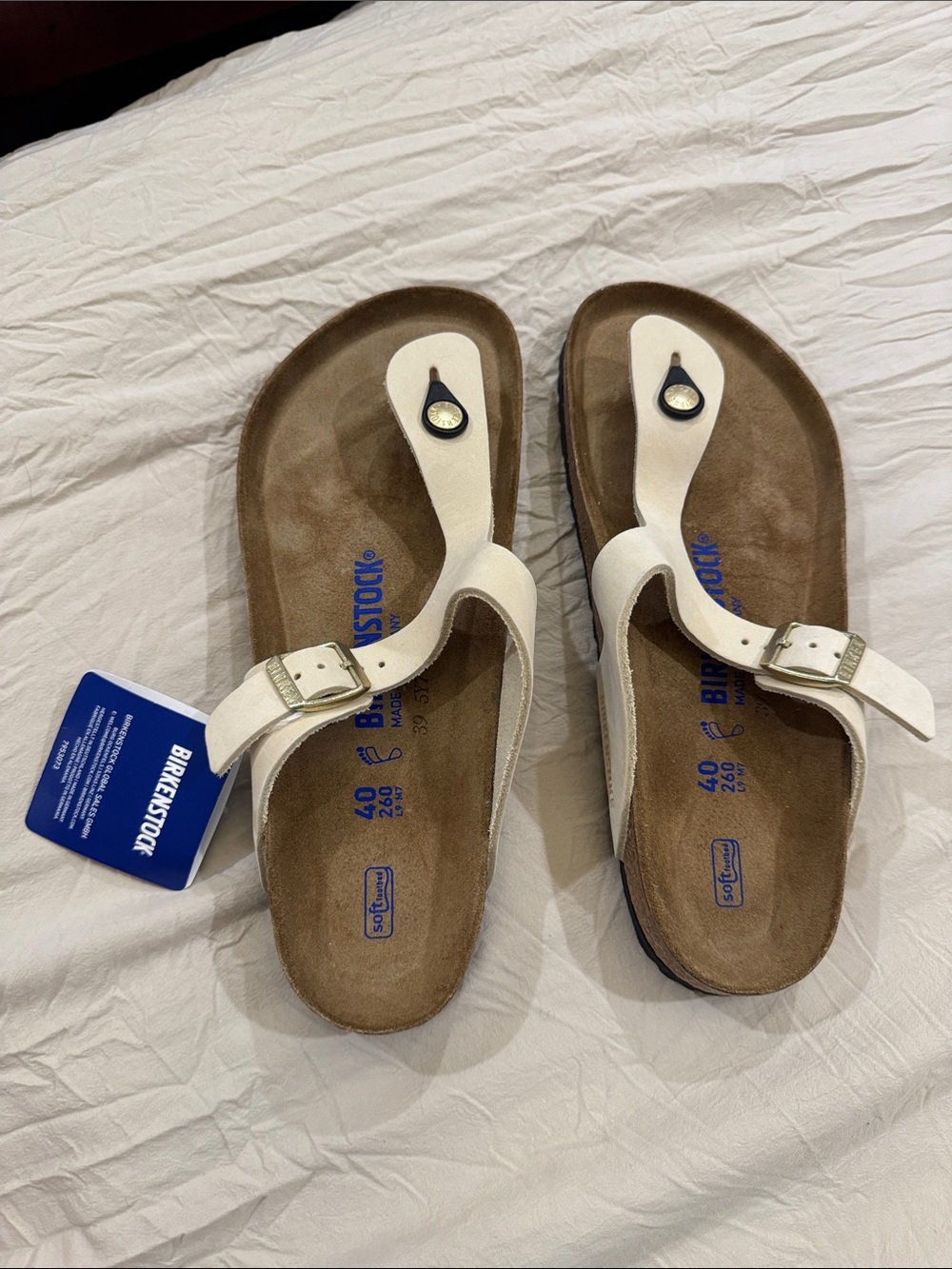 Birkenstock Women’s Gizeh Soft Footbed size 40